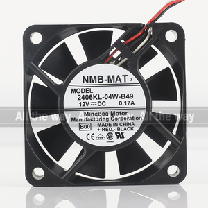 NMB 60X60X15MM 6015 6ซม. ระบบขับเคลื่อนสองทาง, พัดลมระบายความร้อน<span class=keywords><strong>2406KL</strong></span>-<span class=keywords><strong>04W</strong></span>-<span class=keywords><strong>B49</strong></span>สาย3เส้นปริมาณอากาศสูง5V 24V 48V DC 12V AC EC - Product Image 3