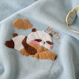 Chăn len giả lông cừu mềm mại in họa tiết, bán buôn trực tiếp từ nhà máy, dùng cho nhà ở và văn phòng, chăn quấn ghế sofa - Product Image 4