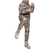 Costume de chasse tactique pour homme, veste et pantalon, uniforme camouflage, 2 pièces, uniforme tactique multicamouflage