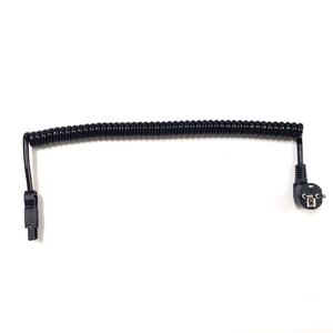 Câble d'extension rétractable en spirale avec prise mâle ST vers prise Schuko CEE 7/7 à 3 broches, cordon d'alimentation - Product Image 2