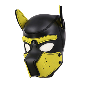Masque de chien très tendance, jouets sexuels BDSM, masque en <span class=keywords><strong>latex</strong></span> BDSM - Product Image 6