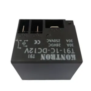 Kontron 30/40A JQX-30F High Power Sealed PCB Relay Miniature Subminiature Micro Relay with 5-Pin Leg for Protection