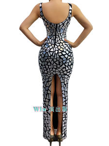 Sexy ärmellose rücken freie Pailletten Körper Con Sun Graduation Birthday Club Kleid Damen Dinner Kleid Frauen Maxi <span class=keywords><strong>Prom</strong></span> Abendkleider - Product Image 4