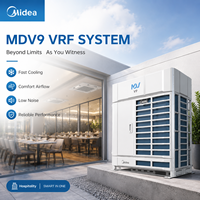 Système VRF Midea MDV9 avec panneau de service à vis unique, chargement et adressage automatiques pour installation CVC commerciale