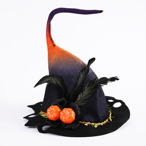 Sombrero de Bruja de Calabaza para el Festival de la Cosecha de Halloween, Decoración de Halloween, Accesorio para Fiestas, Artículo de Regalo - Product Image 3