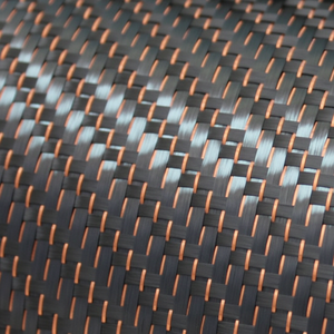 Tissu en aramide 3k réfléchissant en cuivre léger pour l'automobile et l'industrie - Product Image 1