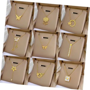 Collares <span class=keywords><strong>de</strong></span> Moda Personalizados SHC43A-SHC68A, Joyería para Mujer, Gargantillas <span class=keywords><strong>de</strong></span> Acero Inoxidable, Conjunto <span class=keywords><strong>de</strong></span> Collares con Cadenas <span class=keywords><strong>de</strong></span> Perlas para Mujeres y Niñas - Product Image 5