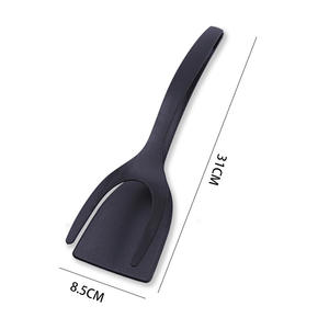 Nouvel Outil 2-en-1 : Spatule-Pince à Retourner en Nylon Antiadhésif pour Crêpes, Poisson, Toasts Français et Omelettes - Product Image 6