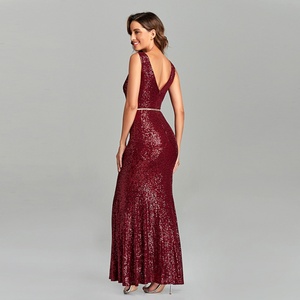 Robe de soirée sirène simple et élégante pour femmes, robe de fête de haute qualité, robe pour femmes - Product Image 3