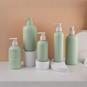 Bán Buôn Dầu Gội Đầu Và Điều Hòa Gel Tắm Chai Sang Trọng Màu Xanh Lá Cây 200Ml 260Ml 300Ml <span class=keywords><strong>400Ml</strong></span> 500Ml HDPE Nhựa Mềm Ống Chai - Product Image 2