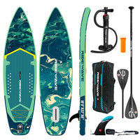 Tabla de Paddle Surf Inflable Premium de 12'x35"x6" Extra Ancha con Asiento, Precio de Fábrica al por Mayor, Tabla de SUP
