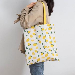 Sac fourre-tout réversible en toile de coton de haute qualité, doublure double face, imprimé, écologique, pour les courses et les pique-niques du week-end - Product Image 2
