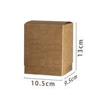 Boîtes en papier kraft carrées avec logo personnalisé pour les petites entreprises, emballage cadeau recyclable, accessoires de ruban, avions, artisanat