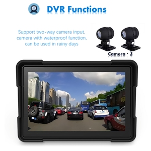 Zmecar nhà máy xe máy xe chơi IP67 không thấm nước 5/7 inch màn hình cảm ứng Android Auto DVR BT Navigation GPS xe máy Carplay - Product Image 5