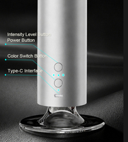 Diffuseur d'arômes à atomisation sous vide de luxe, silencieux, rechargeable par USB, sans eau, avec lumières LED, pour usage domestique