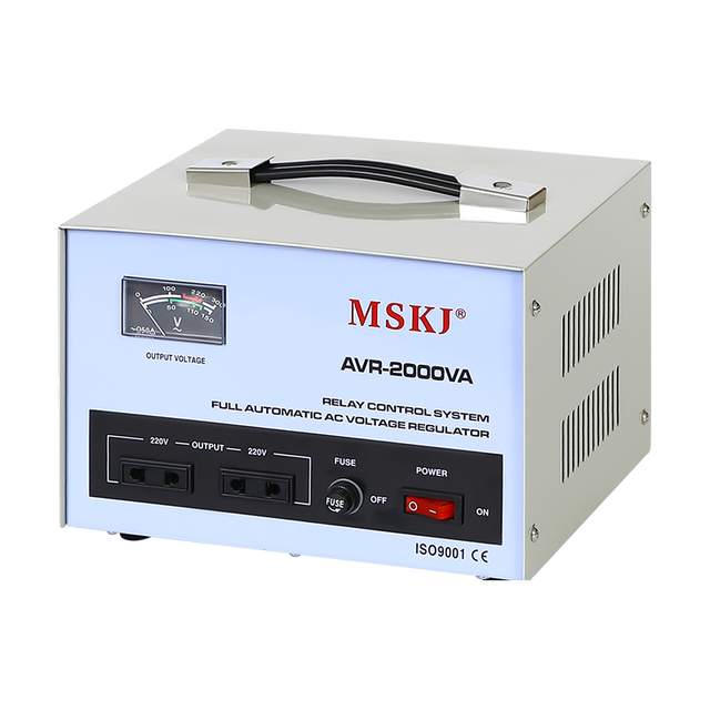 500VA Single-Phase Household Power Supply Voltage Stabilizer LED AC AVR for Air Conditioner Refrigerator Home SVC Use 220V