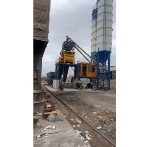 Centrale à béton HZS120 à faible coût d'exploitation, 120 m³/h, avec 4 bacs à agrégats et pesage individuel, convoyeur à bande - Product Image 5