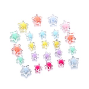 ลูกปัดอะคริลิกรูปดาวหลากสีสำหรับทำเครื่องประดับ DIY ขนาด 10 มม. - Product Image 4