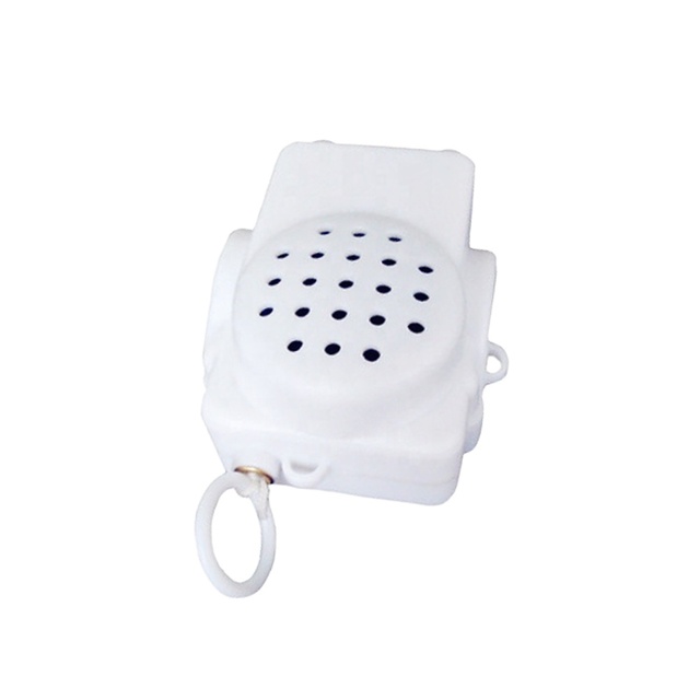 Small battery operated pull string sound box speaker for custom talking woody doll