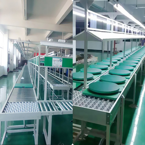 Geschwindigkeit ketten fördermaschine Paletten rollen förder kette Schwerkraft walze Leichte Rollen förder linie - Product Image 6