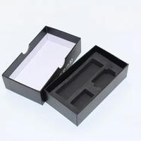 Caja de reloj de pulsera única ecológica de lujo moderna logotipo personalizado cartón embalaje esponja impresión Offset regalo