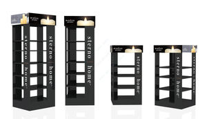 Expositor de suelo para velas de madera MDF, estante de almacenamiento desmontable con base resistente, fácil de montar, para exhibición en tiendas de velas - Product Image 2