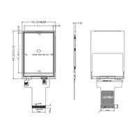 Écran LCD de fabrication chinoise Polcd, arrangement de pixels à rayures verticales RVB, module d'écran LCD