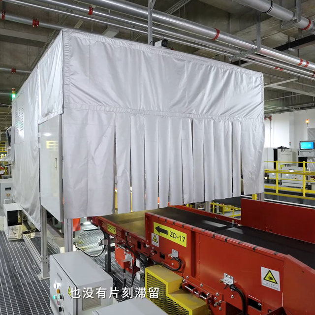 DWS Automatic Parcel Sorting Machine System for Industrial Logistics Featuring Dimension Weight Volume Scanning Conveyors