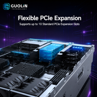 Serveur rackable 4U ultra-évolutif à 2 sockets FusionServer 5288 V7, serveur de stockage haute densité pour la sauvegarde et l'archives