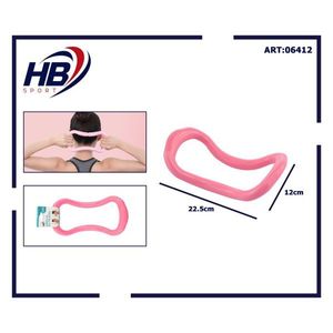 Cercle de yoga et de fitness lisse rose clair/bleu clair - Product Image 3