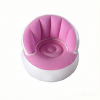 Canapé gonflable floqué en PVC, pliable, portable, pour une personne, avec hauteur réglable, pour le camping et un sommeil sain