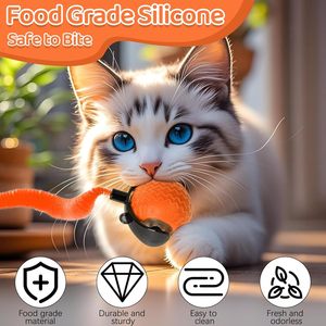 Automatic Interactive <strong>Cat</strong> <strong>Toys</strong> for Indoor Rolling Rechargeable <strong>Cat</strong> Enrichment <strong>Toys</strong> Smart Pet <strong>Cat</strong> <strong>Toy</strong> Ball - Product Image 5
