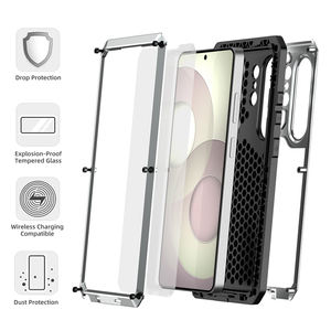 Étui de téléphone en aluminium métallique de luxe Doom Armor Heavy Duty 360 Protection complète <span class=keywords><strong>pour</strong></span> Samsung S26 Ultra Housse antichoc - Product Image 2