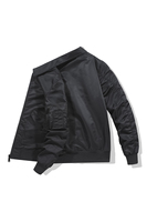 Veste bomber vintage pour homme, coupe-vent, chaude, avec logo brodé personnalisé, idéale pour le pilotage et les activités de plein air