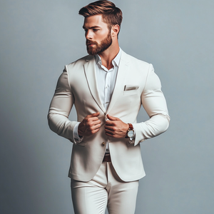 Traje de Tres Piezas para Hombre, Corte Entallado, con Blazer Cruzado, Chaleco y Pantalones a Medida, Ropa Formal de Alta Calidad - Product Image 5