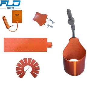 Ul sản phẩm 300x300 450*450mm 800*800mm điện sưởi ấm linh hoạt yếu tố Silicone cao su sưởi ấm cho <span class=keywords><strong>3D</strong></span> in ấn - Product Image 2