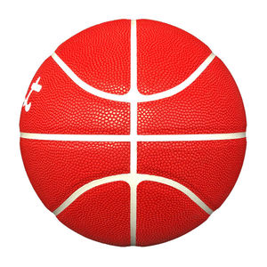 High Quality Custom logo Size 5 6 7 PU Fiber Leather Personalized Training Red <strong>Basketball</strong> Ball