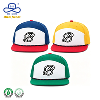 Casquette Snapback Personnalisée Unie à Visière Plate, Broderie de Logo, Casquettes de Baseball Décontractées et Sportives