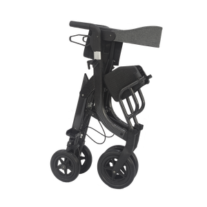 フットレスト付き高齢者大人用2 in 1ローラーウォーカー & トランスポート車椅子、軽量折りたたみ式ローリングウォーカー - Product Image 6