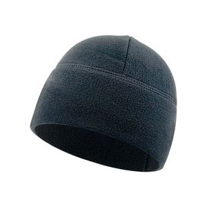 Soft Warm Polar Skull <b>Beanie</b> Custom Embroidery Logo Private Label Unisex Polyester <b>Fleece</b> Watch Cap Promotion Gift - Product Image 4