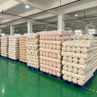 Tissu en microfibre tissé uni à impression numérique 5D, 100 % polyester, écologique, anti-rétrécissement, toucher doux, largeur 250 cm, directement de l'usine