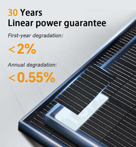 SUNPLUS 580W 585W Panneaux solaires bifaciaux à double verre monocristallin avec 20% d'efficacité pour la maison - Product Image 3