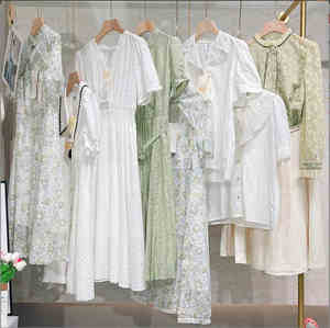 เสื้อผ้ามือสองแบรนด์เนมใหม่ คละแบบ เสื้อผ้าผู้หญิงมาใหม่ เสื้อผู้หญิงลายดอกไม้ปักลายลูกไม้ ผ้าฝ้าย ชุดมินิเดรส มีสินค้าในสต็อก - Product Image 6