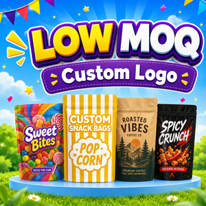 Bolsa Ecológica Personalizada con Cierre y Ventana Transparente para Envasado de Snacks, a Prueba de Humedad, Bolsa de Mylar, OEM ODM - Product Image 1