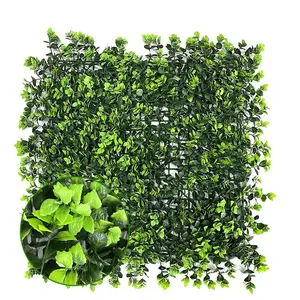 Artificial Grass Panels Decorate Indoor And Out Door No Need Watering 50*50cm Vertical Artificial Grass Wall