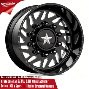 Rines de Aleación de Aluminio Forjado <span class=keywords><strong>American</strong></span> Force <span class=keywords><strong>SIEGE</strong></span> SSBR de 20-26 Pulgadas 8x170 8x200 para Ford F350 Lariat F450 King Ranch F550 - Product Image 1