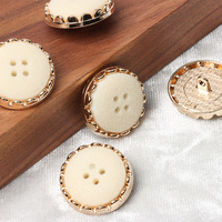 Boutons personnalisés en métal floqué de style rétro haut de gamme pour veste de costume, vente en gros