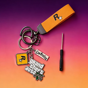Porte-clés personnalisé avec logo d'entreprise, lettres de dessin animé 2D 3D, moulé sous pression, émail dur, porte-clés <span class=keywords><strong>GTA</strong></span>, vente en gros, porte-clés en métal personnalisés - Product Image 5