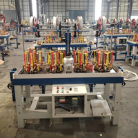 CORDE NET Chine Tressage Machine Usine 16 Broches 4 Têtes Lacet Dessin Cordon Chaîne Tente Corde Tente Tressage Machine