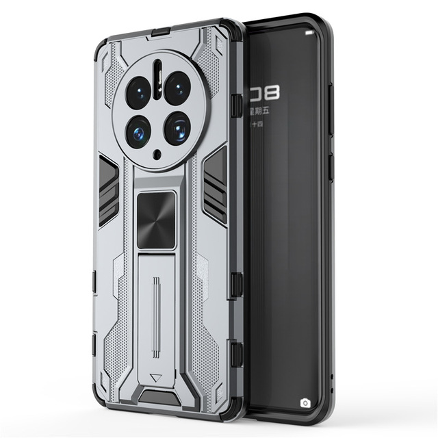 Good Quality Car Stand Mobile Phone Case for Huawei Mate 50pro Mate60pro Pura 70 Anti-Fall Stand 2 in 1 Protective Case